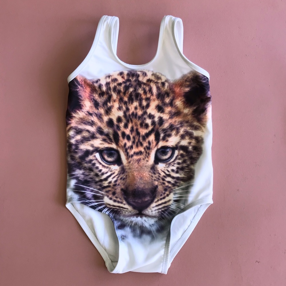 GAP Baby Girl Animal Print One Piece Swimsuit